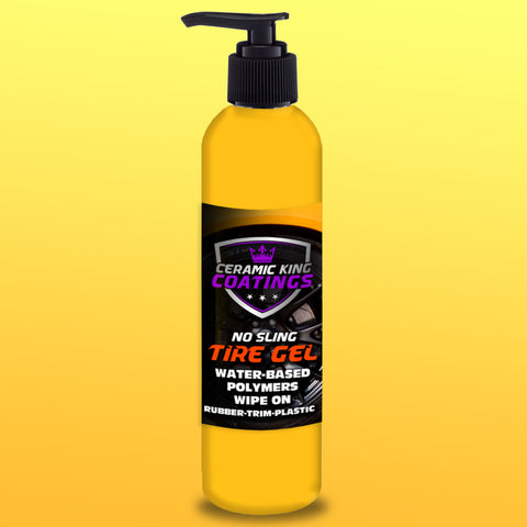 Image of No Sling Tire Gel - Rubber Trim Plastic Dashboard 8oz