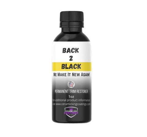 Image of Back 2 Black - Permanent Plastic Trim Restorer