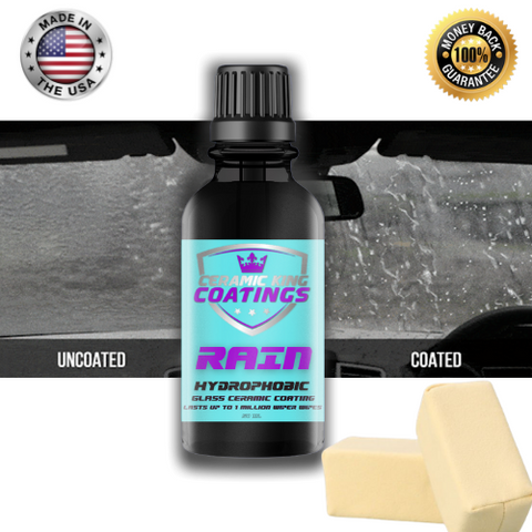 Image of Rain Glass Ceramic Coating 3+ year - 1 million Wiper wipes