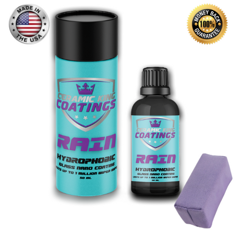 Image of Rain Glass Ceramic Coating 3+ year - 1 million Wiper wipes