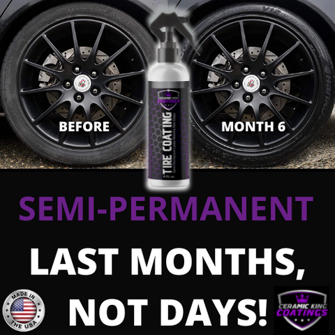 Image of CKC TIRE COATING Semi Permanent Tire Coating - NOT A Dressing - It's a Coating!