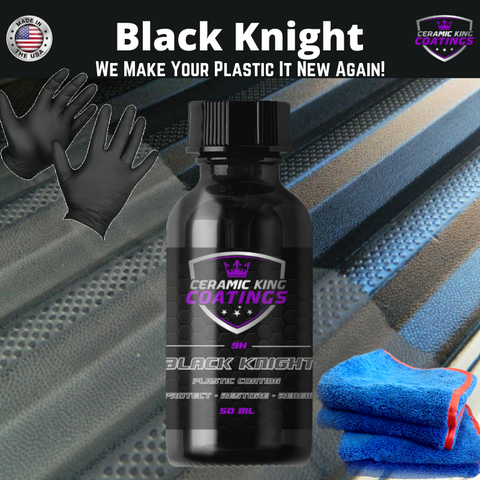 Black Knight - Plastic Ceramic Coating -  Permanent Plastic Trim Restorer - CKC