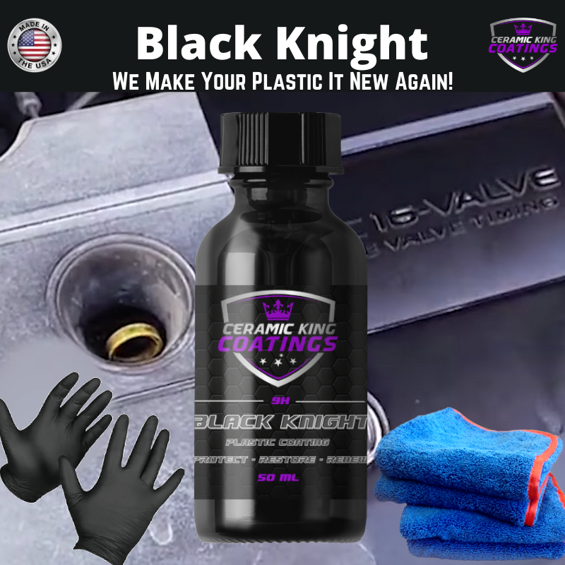 Black Knight - Plastic Ceramic Coating -  Permanent Plastic Trim Restorer - CKC
